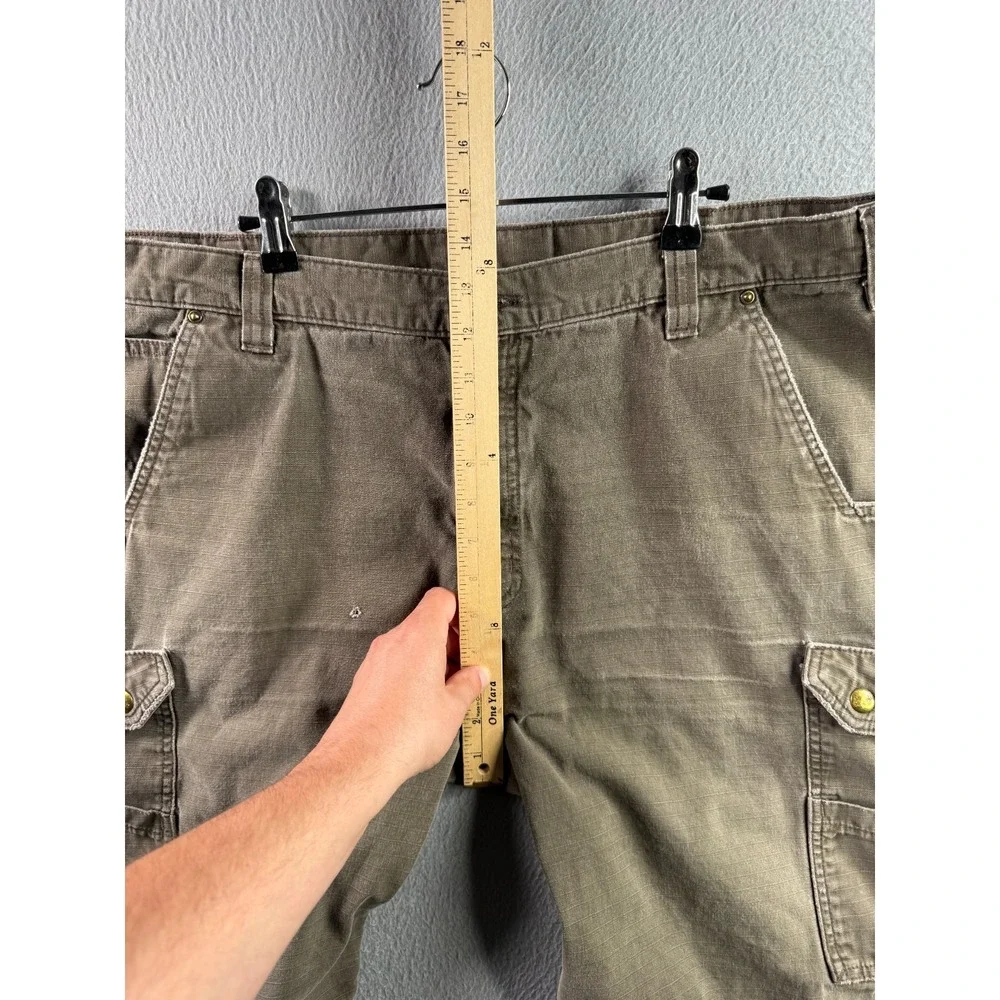 Carhartt Shorts Mens 42‎ (Fits 40) Brown Cargo Cavas Carpenter Workwear